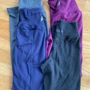 P'tula women’s  Leggings - Black, Purple, Blue, black